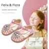 imageFelix ampamp Flora Toddler Girls Sandals Soft Rubber Princess Flat Shoes Summer Flower Girl ShoesBc321pink