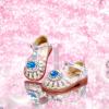 imageFelix ampamp Flora Toddler Girls Sandals Soft Rubber Princess Flat Shoes Summer Flower Girl ShoesBc321silver