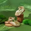 imageFelix ampamp Flora Toddler Girls Sandals Soft Rubber Princess Flat Shoes Summer Flower Girl ShoesBc326gold