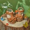 imageFelix ampamp Flora Toddler Girls Sandals Soft Rubber Princess Flat Shoes Summer Flower Girl ShoesBc327brown