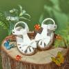 imageFelix ampamp Flora Toddler Girls Sandals Soft Rubber Princess Flat Shoes Summer Flower Girl ShoesBc327cream