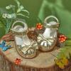 imageFelix ampamp Flora Toddler Girls Sandals Soft Rubber Princess Flat Shoes Summer Flower Girl ShoesBc327gold