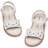 imageFelix ampamp Flora Toddler Girl Sandals  Flower Girl Dress Shoes Open Toe Little Kid Summer FlatsBc317white