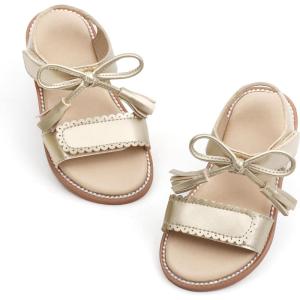 imageFelix ampamp Flora Toddler Girl Sandals  Little Girl Easter Summer Dress Shoes Lightweight Open Toe Beach HolidayBc282gold