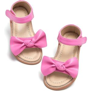 imageFelix ampamp Flora Toddler Girls Sandals Soft Rubber Flats Summer Baby Flower Girl ShoesBc245rose