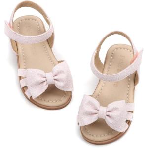 imageFelix ampamp Flora Toddler Girls Sandals Soft Rubber Flats Summer Baby Flower Girl ShoesBc252pink