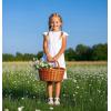 imageFelix ampamp Flora Toddler Girls Sandals Flower Girl Shoes Soft Rubber Princess Summer Flat ShoesBc312white
