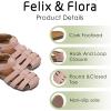 imageFelix ampamp Flora Toddler Girls Sandals Flower Girl Shoes Soft Rubber Princess Summer Flat ShoesBc328pink