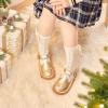 imageFelix ampamp Flora Toddler Little Girl Princess Dress ShoesMary Jane Flats for Girl Party School ShoesB386gold