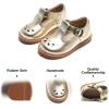 imageFelix ampamp Flora Toddler Little Girl Princess Dress ShoesMary Jane Flats for Girl Party School ShoesB386gold