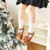 imageFelix ampamp Flora Toddler Little Girl Princess Dress ShoesMary Jane Flats for Girl Party School ShoesB404brown
