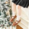 imageFelix ampamp Flora Toddler Little Girl Princess Dress ShoesMary Jane Flats for Girl Party School ShoesB404brown