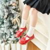 imageFelix ampamp Flora Toddler Little Girl Princess Dress ShoesMary Jane Flats for Girl Party School ShoesB404red