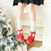 imageFelix ampamp Flora Toddler Little Girl Princess Dress ShoesMary Jane Flats for Girl Party School ShoesB404red