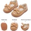 imageFelix ampamp Flora Toddler Little Girl Princess Dress ShoesMary Jane Flats for Girl Party School ShoesB404tan