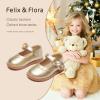 imageFelix ampamp Flora Toddler Little Girl Princess Dress ShoesMary Jane Flats for Girl Party School ShoesB417gold