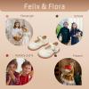 imageFelix ampamp Flora Toddler Little Girl Princess Dress ShoesMary Jane Flats for Girl Party School ShoesB417ivory White