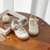 imageFelix ampamp Flora Toddler Little Girl Princess Dress ShoesMary Jane Flats for Girl Party School ShoesB417ivory White