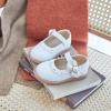 imageFelix ampamp Flora Toddler Little Girl Princess Dress ShoesMary Jane Flats for Girl Party School ShoesB417white