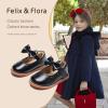 imageFelix ampamp Flora Toddler Little Girl Princess Dress ShoesMary Jane Flats for Girl Party School ShoesB418black