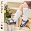 imageFelix ampamp Flora Toddler Little Girl Princess Dress ShoesMary Jane Flats for Girl Party School ShoesB418black