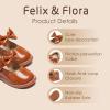 imageFelix ampamp Flora Toddler Little Girl Princess Dress ShoesMary Jane Flats for Girl Party School ShoesB418brown