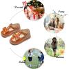 imageFelix ampamp Flora Toddler Little Girl Princess Dress ShoesMary Jane Flats for Girl Party School ShoesB420brown
