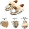 imageFelix ampamp Flora Toddler Little Girls Dress Shoes  Flower Girls Mary Jane Flats Ballet Shoes Party Wedding819gold