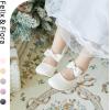 imageFelix ampamp Flora Toddler Little Girls Dress Shoes  Flower Girls Mary Jane Flats Ballet Shoes Party WeddingB810fl Ivory