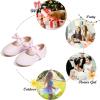 imageFelix ampamp Flora Toddler Little Girls Dress Shoes  Flower Girls Mary Jane Flats Ballet Shoes Party WeddingB810gl Pink