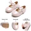 imageFelix ampamp Flora Toddler Little Girls Dress Shoes  Flower Girls Mary Jane Flats Ballet Shoes Party WeddingB810light Pink