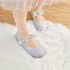 imageFelix ampamp Flora Toddler Little Girls Dress Shoes  Flower Girls Mary Jane Flats Ballet Shoes Party WeddingB810silver