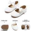 imageFelix ampamp Flora Toddler Little Girls Dress Shoes  Flower Girls Mary Jane Flats Ballet Shoes Party WeddingB810white
