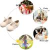 imageFelix ampamp Flora Toddler Little Girls Dress Shoes  Flower Girls Mary Jane Flats Ballet Shoes Party WeddingB814beige