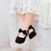 imageFelix ampamp Flora Toddler Little Girls Dress Shoes  Flower Girls Mary Jane Flats Ballet Shoes Party WeddingB822black