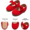imageFelix ampamp Flora Toddler Little Girls Dress Shoes  Flower Girls Mary Jane Flats Ballet Shoes Party WeddingB822red