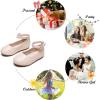 imageFelix ampamp Flora Toddler Little Girls Dress Shoes  Flower Girls Mary Jane Flats Ballet Shoes Party WeddingB892fl Beige