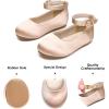imageFelix ampamp Flora Toddler Little Girls Dress Shoes  Flower Girls Mary Jane Flats Ballet Shoes Party WeddingB892s Dark Nude