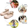 imageFelix ampamp Flora Toddler Little Girls Dress Shoes  Flower Girls Mary Jane Flats Ballet Shoes Party WeddingB892s Dark Nude