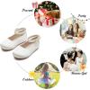 imageFelix ampamp Flora Toddler Little Girls Dress Shoes  Flower Girls Mary Jane Flats Ballet Shoes Party WeddingB892s Ivory White