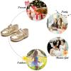 imageFelix ampamp Flora Toddler Little Girls Dress Shoes  Flower Girls Mary Jane Flats Ballet Shoes Party WeddingB893gold
