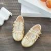 imageFelix ampamp Flora Toddler Little Girls Dress Shoes  Flower Girls Mary Jane Flats Ballet Shoes Party WeddingB893gold