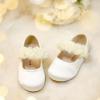 imageFelix ampamp Flora Toddler Little Girls Dress Shoes  Flower Girls Mary Jane Flats Ballet Shoes Party WeddingB894ivory White