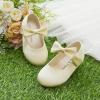 imageFelix ampamp Flora Toddler Little Girls Dress Shoes  Flower Girls Mary Jane Flats Ballet Shoes Party WeddingB900gold