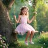 imageFelix ampamp Flora Toddler Little Girls Dress Shoes  Flower Girls Mary Jane Flats Ballet Shoes Party WeddingBf01pink