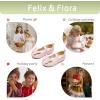 imageFelix ampamp Flora Toddler Little Girls Dress Shoes  Flower Girls Mary Jane Flats Ballet Shoes Party WeddingBf01pink