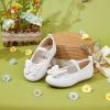 imageFelix ampamp Flora Toddler Little Girls Dress Shoes  Flower Girls Mary Jane Flats Ballet Shoes Party WeddingBf01white