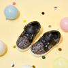 imageFelix ampamp Flora ToddlerLittle Kid Girls Running Shoes Sports Sneakers Princess Casual Glitter ShoesBs815giltter Black