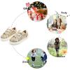 imageFelix ampamp Flora ToddlerLittle Kid Girls Running Shoes Sports Sneakers Princess Casual Glitter ShoesBs819glitter Gold