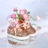 imageFelix ampamp Flora ToddlerLittle Kid Girls Running Shoes Sports Sneakers Princess Casual Glitter ShoesBs821champagne Pink